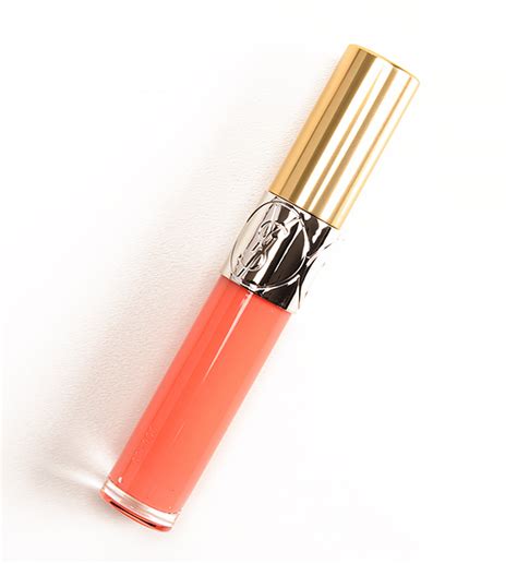 YSL Corail Trapeze (No. 204) Gloss Volupte Swatches 